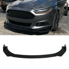 Universal Front Splitter Spoiler Body Kit Black V1