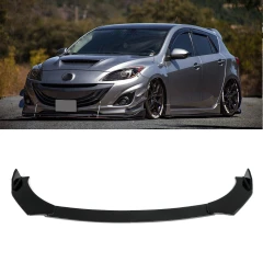 Universal Front Splitter Spoiler Body Kit Black V1