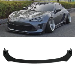 Universal Front Splitter Spoiler Body Kit Black V1