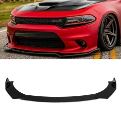 Universal Front Splitter Spoiler Body Kit Black V1