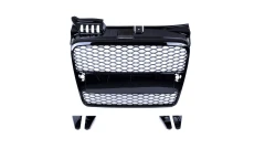 Sport Grille All Gloss Black suitable for AUDI A4 B7 (8E) Sedan Avant 2004-2008