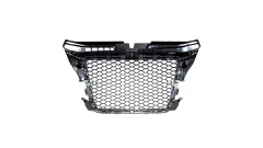 Sport Grille Chrome & Black W/PDC suitable for AUDI A3 (8P) Sportback Hatchback Convertible Facelift 2008-2012