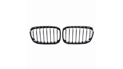 Sport Grille Single Line Gloss Black suitable for BMW 1 (F20, F21) Hatchback Pre-Facelift 2011-2015