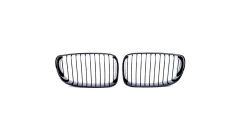 Sport Grille Single Line Gloss Black suitable for BMW 1 (E81, E87) Hatchback 1 (E88) Convertible 1 (E82) Coupe Facelift 2007-2011