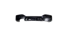 Sport Rear Spoiler Diffuser Matt Black suitable for BMW 1 (F20, F21) Hatchback Facelift 2015-2019