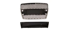 Sport Grille Chrome & Gloss Black suitable for AUDI A6 C6 (4F) Sedan Avant Pre-Facelift 2004-2008