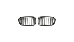 Sport Grille Dual Line Matt Black suitable for BMW 1 (F20, F21) Hatchback Facelift 2015-2019