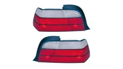 Tail Lights Red Clear suitable for BMW 3 (E36) Coupe Convertible 1991-1999