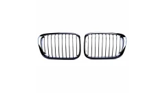 Sport Grille Single Line Gloss Black suitable for BMW 3 (E46) Sedan Compact Touring Pre-Facelift 1998-2001