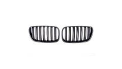 Sport Grille Single Line Matt Black suitable for BMW X3 (E83) Facelift 2006-2010