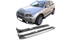 Alu Side Steps Running Boards suitable for BMW X3 (F25) 2010-now