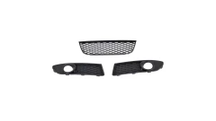 Front Bumper Mesh Grilles Set suitable for VW POLO (9N) Facelift 2006-2009