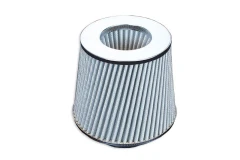 Cone air filter - diameter 89mm srebrny