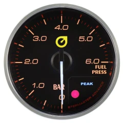 New Auto Gauge fuel pressure indicator 52mm amber