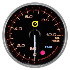 New Auto Gauge oil pressure indicator 52mm amber