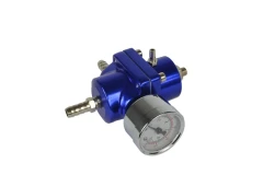 Fuel pressure Regulator with gauge 8mm barb