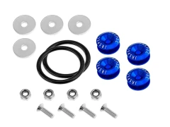 Quick Release Aluminium Bumper Fender Fastener Kit JRspec Blue