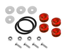 Quick Release Aluminium Bumper Fender Fastener Kit JRspec Red