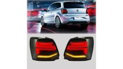 Tail Lights Dynamic LED Smoke suitable for VW POLO V (6R, 6C) 2009-2014