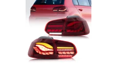 Tail Lights Dynamic LED Red suitable for VW GOLF VI 2008-2013