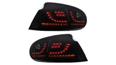 Tail Lights LED Smoke Black suitable for VW GOLF V 2003-2008