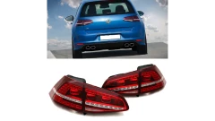 Tail Lights Dynamic LED Red suitable for VW GOLF VII Pre-Facelift 2012-2017