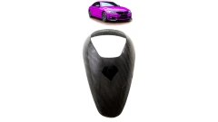 Gear Knob Carbon Fiber Trim suitable for BMW 4 (F32, F82) Coupe 4 (F33, F83) Convertible 3 (F30, F80) Sedan (F31) Touring 4 (F36) Gran Coupe 2012-2018