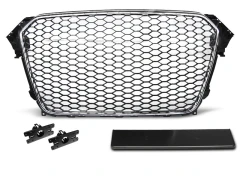 GRILLE SPORT CHROME BLACK fits AUDI A4 (B8) 11.11-15