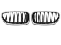 GRILLE CHROME BLACK SPORT LOOK fits BMW F10 / F11 10-16