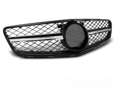 GRILLE SPORT GLOSSY BLACK CHROME fits MERCEDES W204 07-14