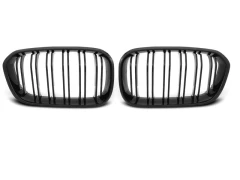 GRILLE GLOSSY BLACK DOUBLE BAR fits BMW F20 F21 LCI 15-18