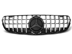 GRILLE SPORT GLOSSY BLACK CHROME fits MERCEDES GLC W253 15-18