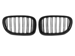 GRILLE GLOSSY BLACK DOUBLE BAR fits BMW F01 09-15