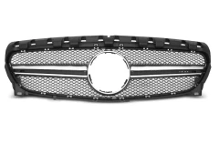 GRILL BLACK SILVER SPORT LOOK fits MERCEDES CLA W117 13-19