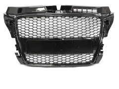 GRILLE SPORT GLOSSY BLACK fits AUDI A3 (8P) 04.08-07.12