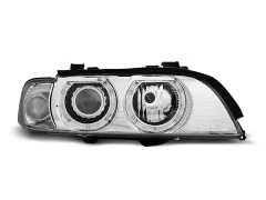 HEADLIGHTS ANGEL EYES CHROME fits BMW E39 09.95-06.03