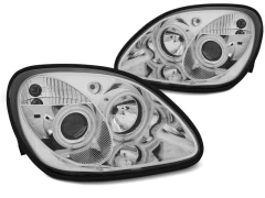 HEADLIGHTS ANGEL EYES CHROME fits MERCEDES R170 SLK 04.96-04