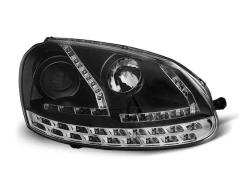 HEADLIGHTS DAYLIGHT BLACK fits VW GOLF 5 03-08