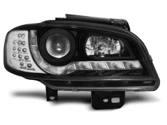 HEADLIGHTS DAYLIGHT BLACK fits SEAT IBIZA/CORDOBA 09.99-03.02