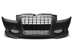 FRONT BUMPER SPORT CHROME BLACK fits AUDI A3 06.05-04.08