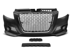 FRONT BUMPER SPORT CHROME BLACK PDC fits AUDI A3 08-12