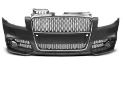 FRONT BUMPER SPORT CHROME BLACK PDC fits AUDI A4 04-08