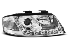 HEADLIGHTS DAYLIGHT CHROME fits AUDI A6 06.01-05.04