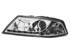 XENON HEADLIGHTS DAYLIGHT CHROME fits SKODA OCTAVIA 2 03.04-08