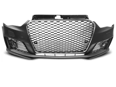 FRONT BUMPER SPORT CHROME BLACK PDC fits AUDI A3 12-16