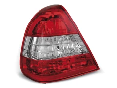 TAIL LIGHTS RED WHITE fits MERCEDES W202 C-KLASA 06.93-06.00