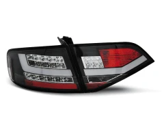 LED TAIL LIGHTS BLACK fits AUDI A4 B8 08-11 SEDAN