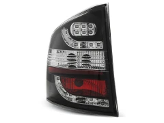 LED TAIL LIGHTS BLACK fits SKODA OCTAVIA II KOMBI 04-12