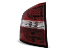 LED TAIL LIGHTS RED WHITE fits SKODA OCTAVIA II KOMBI 04-12