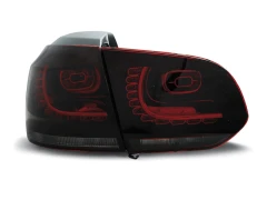 LED TAIL LIGHTS RED SMOKE fits VW GOLF 6 10.08-12